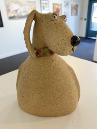Good Dog with Collar by Andrea Peyton