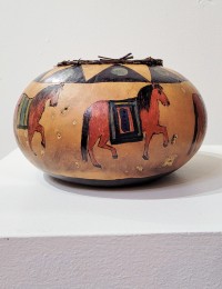 Gourd, Horses by Anna Mallard