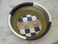 Green Check Bowl by Reeve Carter