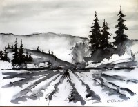 Winter Field by Richard Bunse