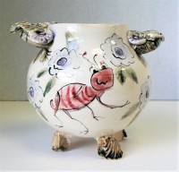 Footed bowl by Sue Mason